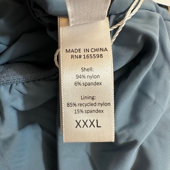 NWT Andie Swim The Fiji One Piece Swimsuit Ribbed Marl Blue XXXL Poolside Beach - Picture 9 of 12